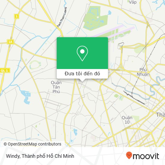 Bản đồ Windy, ĐƯỜNG Bàu Cát 2 Quận Tân Bình, Thành Phố Hồ Chí Minh