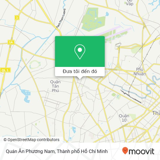 Bản đồ Quán Ăn Phương Nam, ĐƯỜNG Bàu Cát 1 Quận Tân Bình, Thành Phố Hồ Chí Minh
