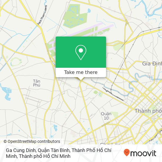 Bản đồ Ga Cung Dinh, Quận Tân Bình, Thành Phố Hồ Chí Minh