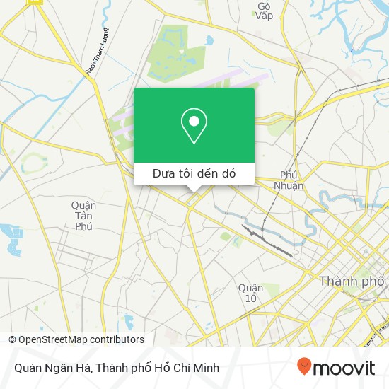 Bản đồ Quán Ngân Hà, ĐƯỜNG Xuân Hồng Quận Tân Bình, Thành Phố Hồ Chí Minh