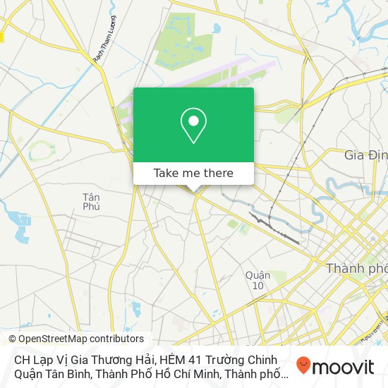 Bản đồ CH Lạp Vị Gia Thương Hải, HẺM 41 Trường Chinh Quận Tân Bình, Thành Phố Hồ Chí Minh