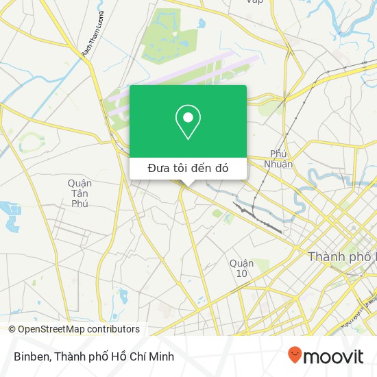 Bản đồ Binben, ĐƯỜNG Cách Mạng Tháng 8 Quận Tân Bình, Thành Phố Hồ Chí Minh