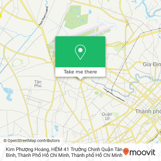 Bản đồ Kim Phượng Hoàng, HẺM 41 Trường Chinh Quận Tân Bình, Thành Phố Hồ Chí Minh