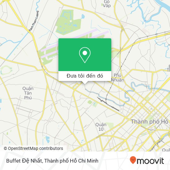 Bản đồ Buffet Đệ Nhất, 18 ĐƯỜNG Hoàng Việt Quận Tân Bình, Thành Phố Hồ Chí Minh