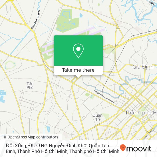 Bản đồ Đối Xứng, ĐƯỜNG Nguyễn Đình Khơi Quận Tân Bình, Thành Phố Hồ Chí Minh