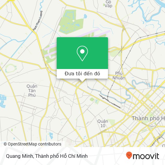 Bản đồ Quang Minh, 525 ĐƯỜNG Hoàng Văn Thụ Quận Tân Bình, Thành Phố Hồ Chí Minh
