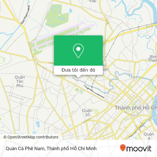 Bản đồ Quán Cà Phê Nam, ĐƯỜNG Phạm Văn Hai Quận Tân Bình, Thành Phố Hồ Chí Minh