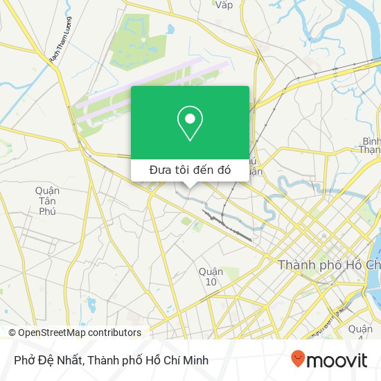 Bản đồ Phở Đệ Nhất, ĐƯỜNG Phạm Văn Hai Quận Tân Bình, Thành Phố Hồ Chí Minh