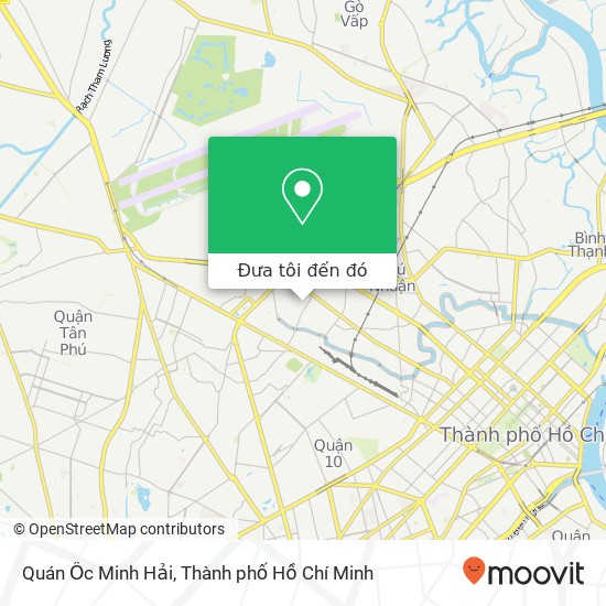 Bản đồ Quán Ốc Minh Hải, ĐƯỜNG Ngô Thị Thu Minh Quận Tân Bình, Thành Phố Hồ Chí Minh