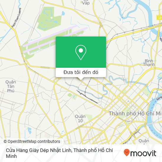 Bản đồ Cửa Hàng Giày Dép Nhật Linh, ĐƯỜNG Lê Văn Sỹ Quận Tân Bình, Thành Phố Hồ Chí Minh