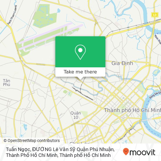 Bản đồ Tuấn Ngọc, ĐƯỜNG Lê Văn Sỹ Quận Phú Nhuận, Thành Phố Hồ Chí Minh