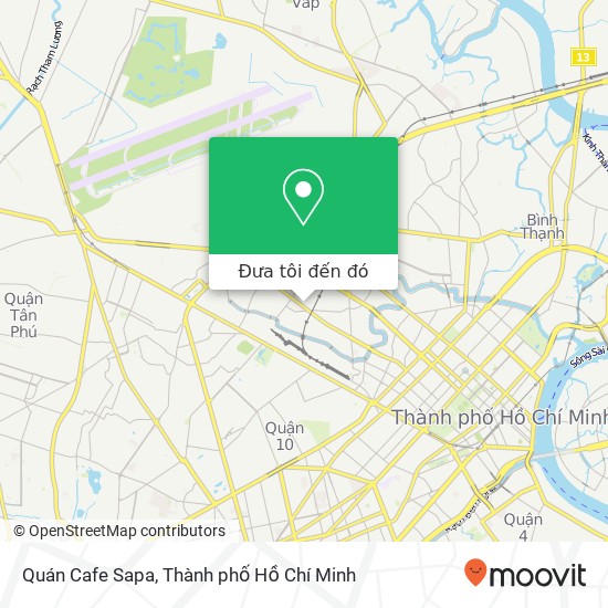 Bản đồ Quán Cafe Sapa, HẺM 176 Lê Văn Sỹ Quận Phú Nhuận, Thành Phố Hồ Chí Minh