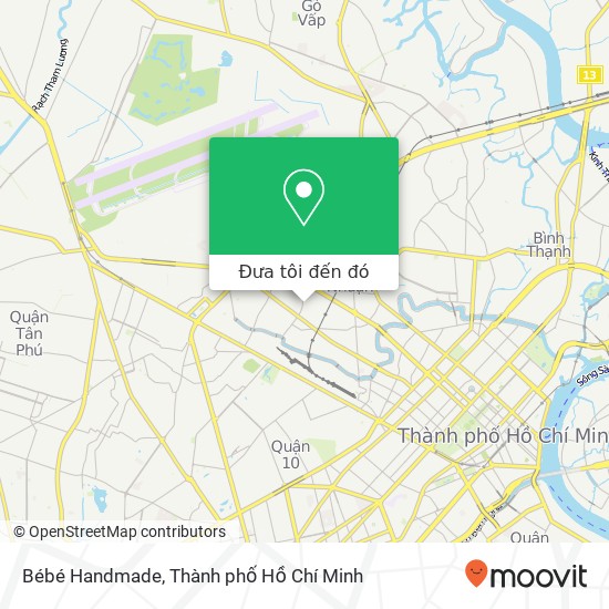 Bản đồ Bébé Handmade, HẺM 53 Hoàng Diệu Quận Phú Nhuận, Thành Phố Hồ Chí Minh