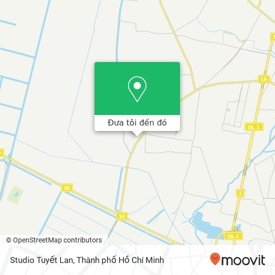 Bản đồ Studio Tuyết Lan, Huyện Bình Chánh, Thành Phố Hồ Chí Minh