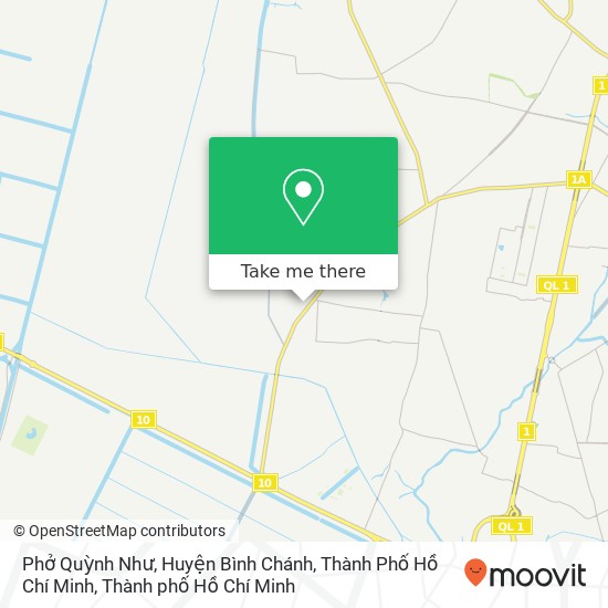 Bản đồ Phở Quỳnh Như, Huyện Bình Chánh, Thành Phố Hồ Chí Minh