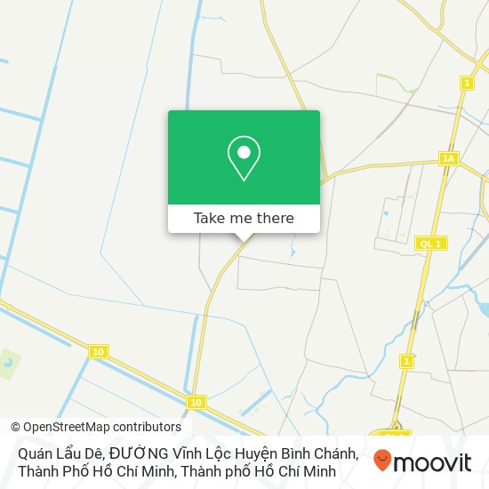 Bản đồ Quán Lẩu Dê, ĐƯỜNG Vĩnh Lộc Huyện Bình Chánh, Thành Phố Hồ Chí Minh