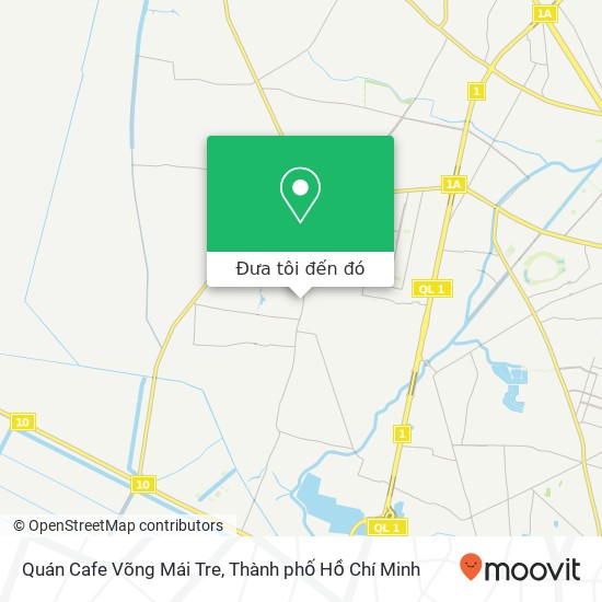 Bản đồ Quán Cafe Võng Mái Tre, Huyện Bình Chánh, Thành Phố Hồ Chí Minh