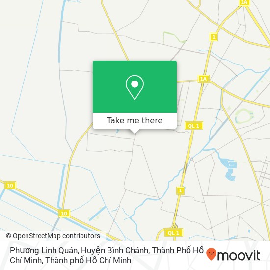 Bản đồ Phương Linh Quán, Huyện Bình Chánh, Thành Phố Hồ Chí Minh