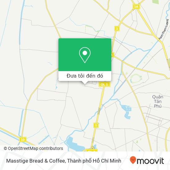 Bản đồ Masstige Bread & Coffee, 22 Bình Thành Quận Bình Tân, Thành Phố Hồ Chí Minh