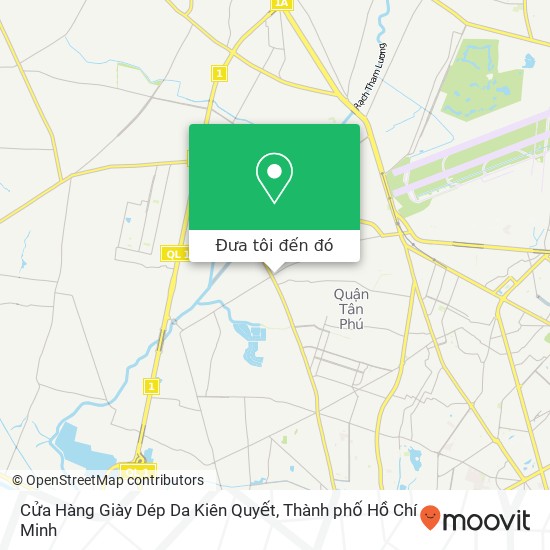 Bản đồ Cửa Hàng Giày Dép Da Kiên Quyết, 597 ĐƯỜNG Tân Kỳ Tân Quý Quận Tân Phú, Thành Phố Hồ Chí Minh