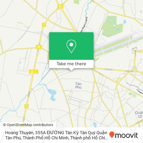Bản đồ Hoàng Thuyên, 355A ĐƯỜNG Tân Kỳ Tân Quý Quận Tân Phú, Thành Phố Hồ Chí Minh