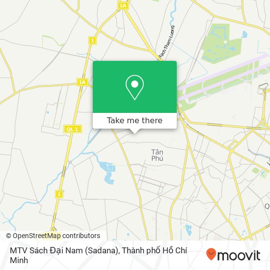 Bản đồ MTV Sách Đại Nam (Sadana)