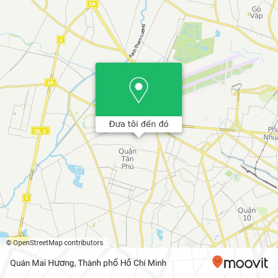 Bản đồ Quán Mai Hương, 255 ĐƯỜNG Tân Sơn Nhì Quận Tân Phú, Thành Phố Hồ Chí Minh