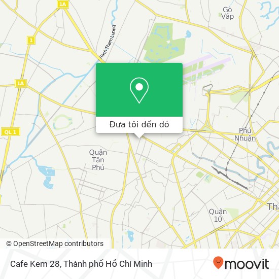 Bản đồ Cafe Kem 28, 28 ĐƯỜNG Trương Công Định Quận Tân Bình, Thành Phố Hồ Chí Minh