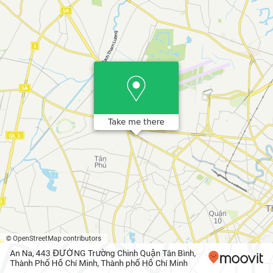 Bản đồ An Na, 443 ĐƯỜNG Trường Chinh Quận Tân Bình, Thành Phố Hồ Chí Minh