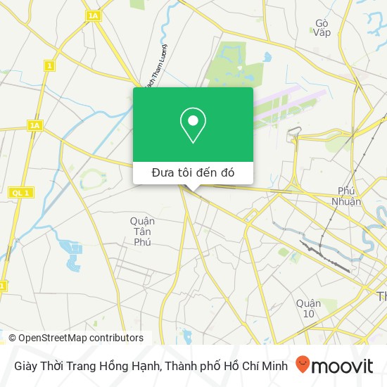 Bản đồ Giày Thời Trang Hồng Hạnh, 414 ĐƯỜNG Trường Chinh Quận Tân Bình, Thành Phố Hồ Chí Minh