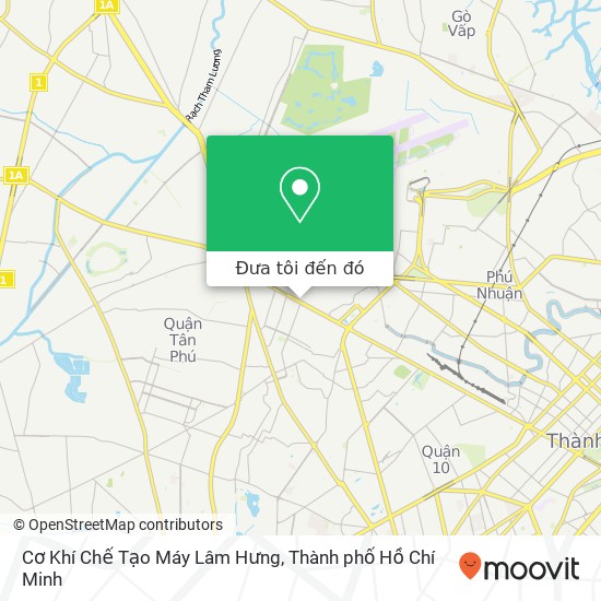Bản đồ Cơ Khí Chế Tạo Máy Lâm Hưng, 228 ĐƯỜNG Trường Chinh Quận Tân Bình, Thành Phố Hồ Chí Minh