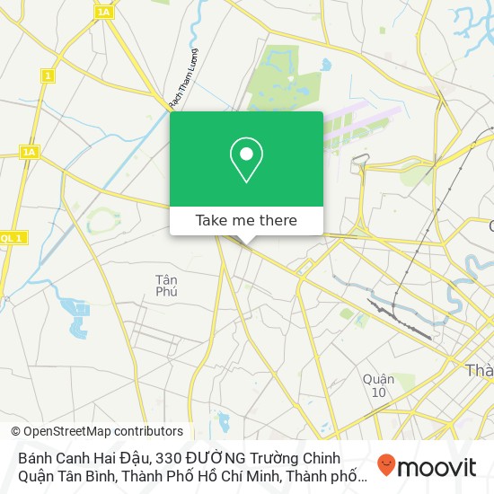 Bản đồ Bánh Canh Hai Đậu, 330 ĐƯỜNG Trường Chinh Quận Tân Bình, Thành Phố Hồ Chí Minh