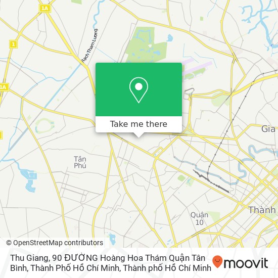 Bản đồ Thu Giang, 90 ĐƯỜNG Hoàng Hoa Thám Quận Tân Bình, Thành Phố Hồ Chí Minh