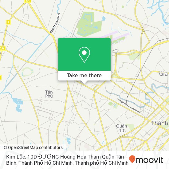 Bản đồ Kim Lộc, 10D ĐƯỜNG Hoàng Hoa Thám Quận Tân Bình, Thành Phố Hồ Chí Minh