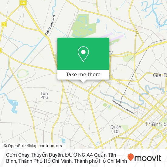 Bản đồ Cơm Chay Thuyền Duyên, ĐƯỜNG A4 Quận Tân Bình, Thành Phố Hồ Chí Minh