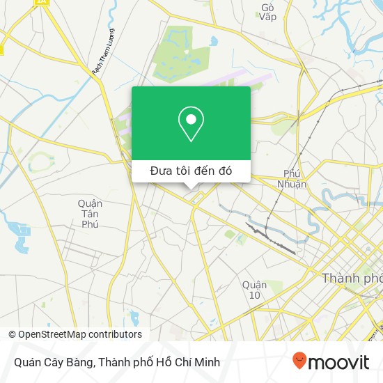 Bản đồ Quán Cây Bàng, 341 ĐƯỜNG Nguyễn Thái Bình Quận Tân Bình, Thành Phố Hồ Chí Minh