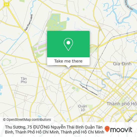 Bản đồ Thu Sương, 75 ĐƯỜNG Nguyễn Thái Bình Quận Tân Bình, Thành Phố Hồ Chí Minh
