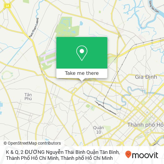 Bản đồ K & Q, 2 ĐƯỜNG Nguyễn Thái Bình Quận Tân Bình, Thành Phố Hồ Chí Minh