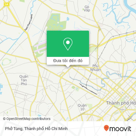 Bản đồ Phở Tùng, ĐƯỜNG Nguyễn Thái Bình Quận Tân Bình, Thành Phố Hồ Chí Minh