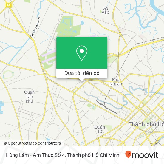 Bản đồ Hùng Lâm - Ẩm Thực Số 4, 4 ĐƯỜNG Nguyễn Thái Bình Quận Tân Bình, Thành Phố Hồ Chí Minh