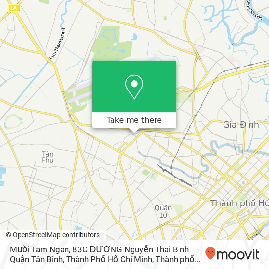 Bản đồ Mười Tám Ngàn, 83C ĐƯỜNG Nguyễn Thái Bình Quận Tân Bình, Thành Phố Hồ Chí Minh