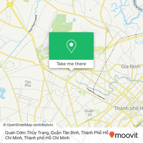 Bản đồ Quán Cơm Thủy Trang, Quận Tân Bình, Thành Phố Hồ Chí Minh