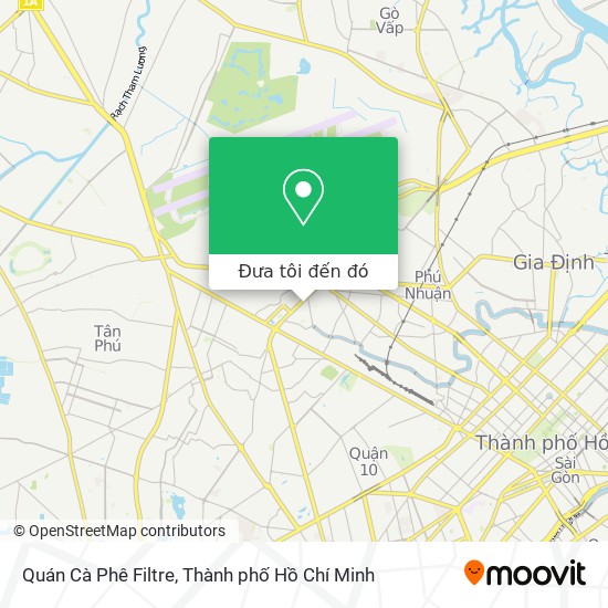 Bản đồ Quán Cà Phê Filtre