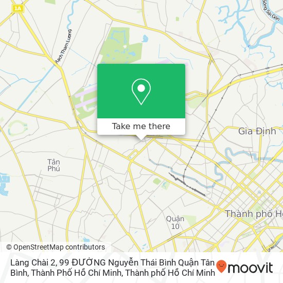 Bản đồ Làng Chài 2, 99 ĐƯỜNG Nguyễn Thái Bình Quận Tân Bình, Thành Phố Hồ Chí Minh