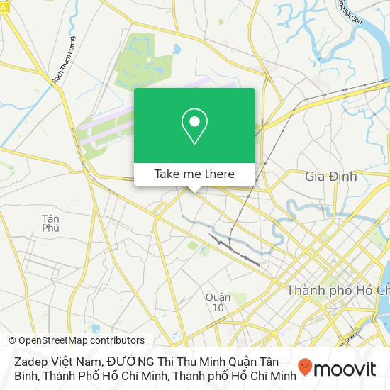 Bản đồ Zadep Việt Nam, ĐƯỜNG Thi Thu Minh Quận Tân Bình, Thành Phố Hồ Chí Minh