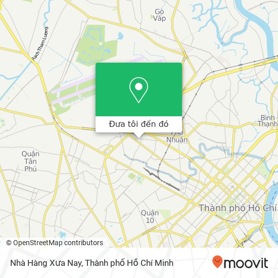 Bản đồ Nhà Hàng Xưa Nay, ĐƯỜNG Nguyễn Trọng Tuyển Quận Tân Bình, Thành Phố Hồ Chí Minh