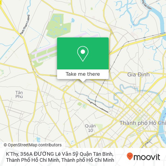 Bản đồ K'Thy, 356A ĐƯỜNG Lê Văn Sỹ Quận Tân Bình, Thành Phố Hồ Chí Minh