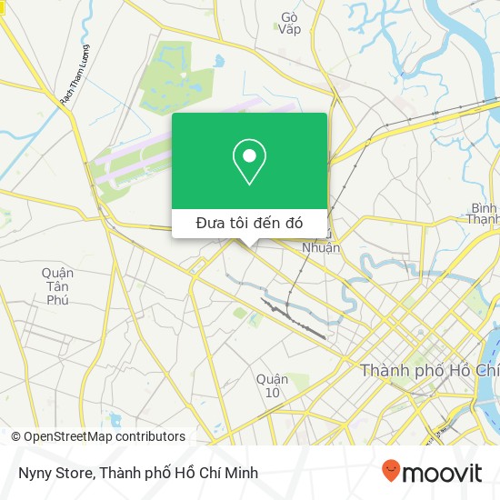 Bản đồ Nyny Store, ĐƯỜNG Lê Văn Sỹ Quận Tân Bình, Thành Phố Hồ Chí Minh