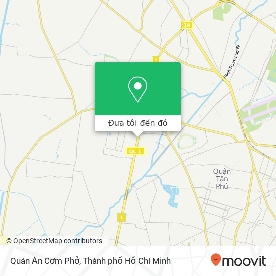 Bản đồ Quán Ăn Cơm Phở, 414 1A Quận Bình Tân, Thành Phố Hồ Chí Minh