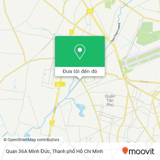 Bản đồ Quán 36A Minh Đức, ĐƯỜNG 26 Tháng 3 Quận Bình Tân, Thành Phố Hồ Chí Minh